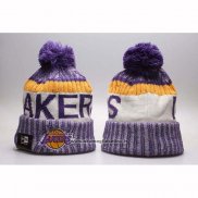 Berretti Los Angeles Lakers New Era Viola Bianco