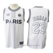 Maglia AJ x PSG Michael Jordan NO 23 Bianco