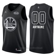 Maglia All Star 2018 Golden State Warriors Nike Personalizzate Nero