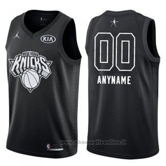 Maglia All Star 2018 New York Knicks Nike Personalizzate Nero