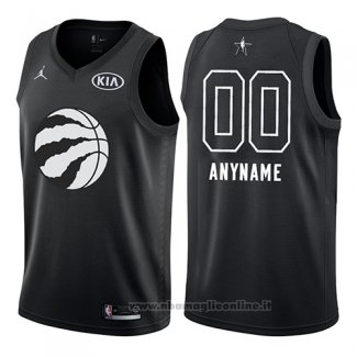 Maglia All Star 2018 Toronto Raptors Nike Personalizzate Nero