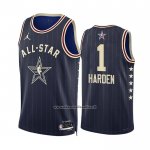 Maglia All Star 2024 Los Angeles Clippers James Harden #1 Blu