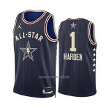 Maglia All Star 2024 Los Angeles Clippers James Harden #1 Blu
