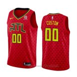 Maglia Atlanta Hawks Personalizzate Statement 2018-19 Rosso