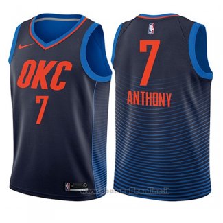 Maglia Bambino Oklahoma City Thunder Carmelo Anthony NO 7 Statement 2017-18 Blu