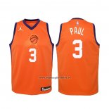 Maglia Bambino Phoenix Suns Chris Paul #3 Statement 2020-21 Arancione