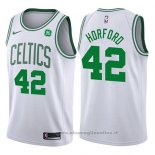 Maglia Boston Celtics Al Horford NO 42 2017-18 Bianco