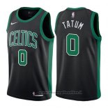 Maglia Boston Celtics Jayson Tatum NO 0 2017-18 Nero