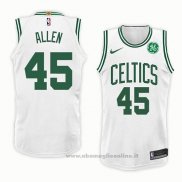 Maglia Boston Celtics Kadeem Allen NO 45 Association 2018 Bianco