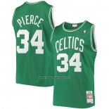Maglia Boston Celtics Paul Pierce #34 Hardwood Classics Throwback Verde