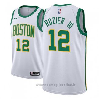 Maglia Boston Celtics Terry Rozier III NO 12 Citta 2018-19 Bianco
