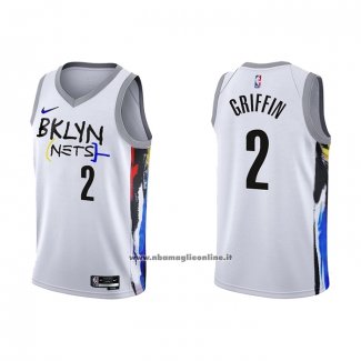 Maglia Brooklyn Nets Blake Griffin #2 Citta 2022-23 Bianco