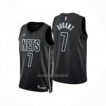 Maglia Brooklyn Nets Kevin Durant No 7 Statement 2025-26 Nero