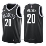 Maglia Brooklyn Nets Timofey Mozgov NO 20 Icon 2017-18 Nero