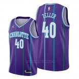 Maglia Charlotte Hornets Cody Zeller NO 40 Classic 2019-20 Viola