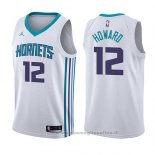 Maglia Charlotte Hornets Dwight Howard NO 12 Association 2017-18 Bianco