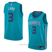 Maglia Charlotte Hornets Jeremy Lamb NO 3 Icon 2018 Verde