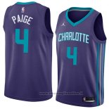 Maglia Charlotte Hornets Marcus Paige NO 4 Statement 2018 Viola