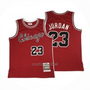 Maglia Chicago Bulls Michael Jordan No 23 Autentico 1984-85 Rosso