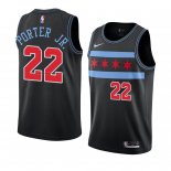 Maglia Chicago Bulls Otto Porter JR. NO 22 Citta 2018-19 Nero