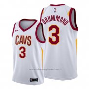 Maglia Cleveland Cavaliers Andre Drummond NO 3 Association 2019-20 Bianco
