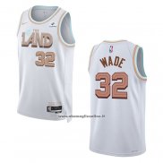 Maglia Cleveland Cavaliers Dean Wade #32 Citta 2022-23 Bianco