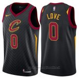 Maglia Cleveland Cavaliers Kevin Love NO 0 Statement 2017-18 Nero