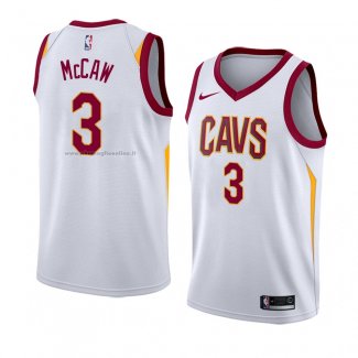 Maglia Cleveland Cavaliers Patrick Mccaw NO 3 Association 2018 Bianco