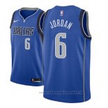 Maglia Dallas Mavericks DeAndre Jordan NO 6 Icon 2018 Blu