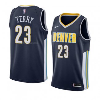 Maglia Denver Nuggets Emanuel Terry NO 23 Icon 2018 Blu