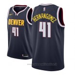 Maglia Denver Nuggets Juan Hernangomez NO 41 Icon 2018-19 Blu