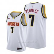 Maglia Denver Nuggets Mason Plumlee NO 7 Association 2019-20 Bianco