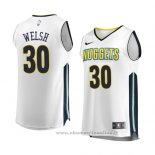 Maglia Denver Nuggets Thomas Welsh NO 30 Association 2017-18 Bianco