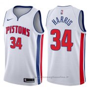 Maglia Detroit Pistons Tobias Harris NO 34 Association 2017-18 Bianco