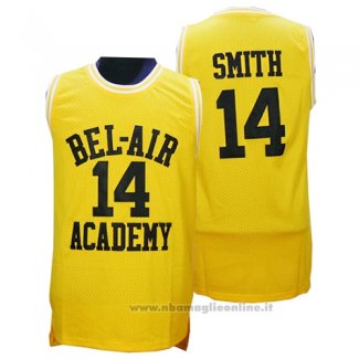 Maglia Film Bel-Air Academy Smith NO 14 Giallo