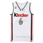 Maglia Film Kinder Ginobili NO 6 Bianco