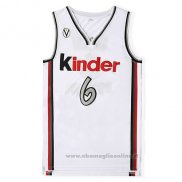 Maglia Film Kinder Ginobili NO 6 Bianco