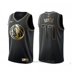 Maglia Golden Edition Dallas Mavericks Luka Doncic NO 77 Nero