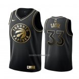 Maglia Golden Edition Toronto Raptors Marc Gasol #33 Nero