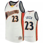 Maglia Golden State Warriors Draymond Green NO 23 2009-10 Hardwood Classics Bianco