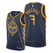 Maglia Golden State Warriors Eric Paschall NO 7 Citta 2019-20 Blu