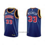 Maglia Golden State Warriors James Wiseman #33 75th Anniversary Blu