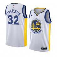 Maglia Golden State Warriors Marcus Derrickson NO 32 Association 2018 Bianco