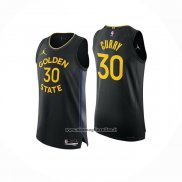 Maglia Golden State Warriors Stephen Curry #30 Statement 2024-25 Nero