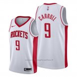 Maglia Houston Rockets Demarre Carroll NO 9 Association 2019-20 Bianco