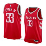 Maglia Houston Rockets James Ennis III NO 33 Icon 2018 Rosso