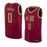 Maglia Houston Rockets Marquese Chriss NO 0 Citta 2018-19 Rosso