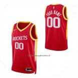 Maglia Houston Rockets Personalizzate Icon 2026-27 Rosso