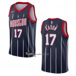 Maglia Houston Rockets Tari Eason #17 Citta 2022-23 Nero