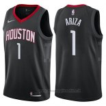 Maglia Houston Rockets Trevor Ariza NO 1 Statement 2017-18 Nero